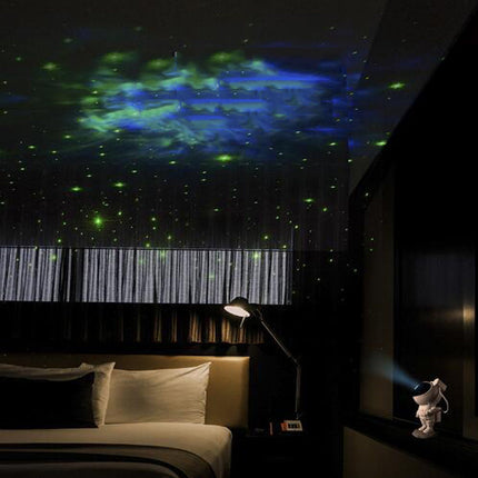 Astronaut Star Projector Lamp with Adjustable Nebula Effects | Dual Lighting for a Customized Starry Night Experience