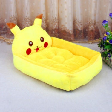 Dog Bed with Removable Washable Cover & Cartoon Design | Cozy Nest for Large Breeds like Golden Retrievers