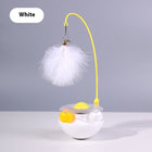 Interactive Cat Toy with Feather and Bell for Self-Entertainment | Engaging Tumbler Design with Catnip