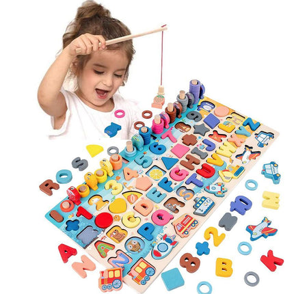 Montessori Wooden Educational Toys for Kids Ages 1-3 | Durable 3D Puzzles for Cognitive Development and Fun