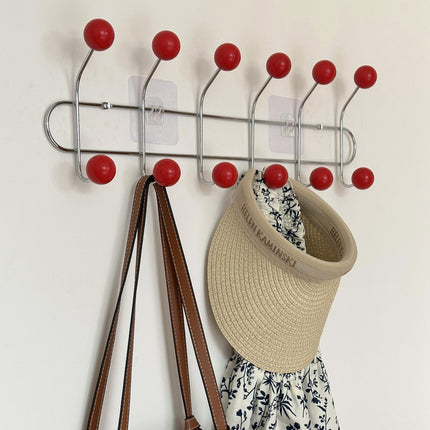 Wall Hooks for Hanging Coats, Wall Mounted Coat Rack with 4 5 or 6 Hooks
