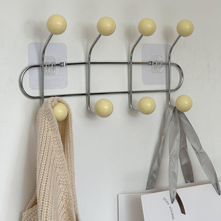Wall Mounted Coat Rack with 4 5 or 6 Hooks, Decorative Iron Coat Hook for Entryway – image 15