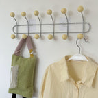 cream yellow / 6 Hook