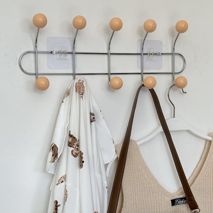 Wall Hooks for Hanging Coats, Wall Mounted Coat Rack with 4 5 or 6 Hooks – image 17