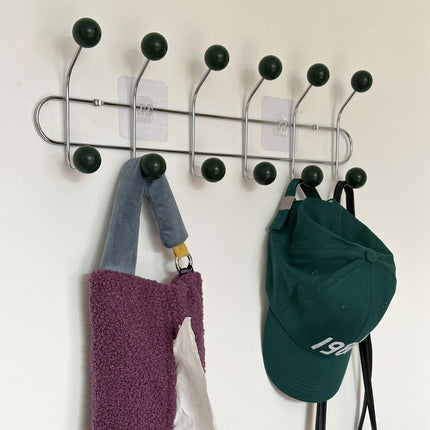 Wall Mounted Coat Rack with 4 5 or 6 Hooks, Decorative Iron Coat Hook for Entryway – image 21