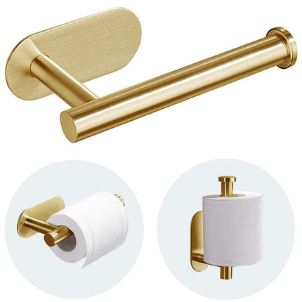 Toilet Paper Holder Wall Mount, No Drill Bathroom Accessories