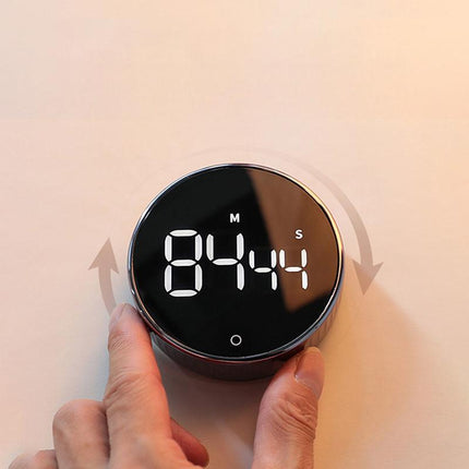 Digital Countdown Timer, Magnetic Digital Kitchen Timer with Rotary Dial