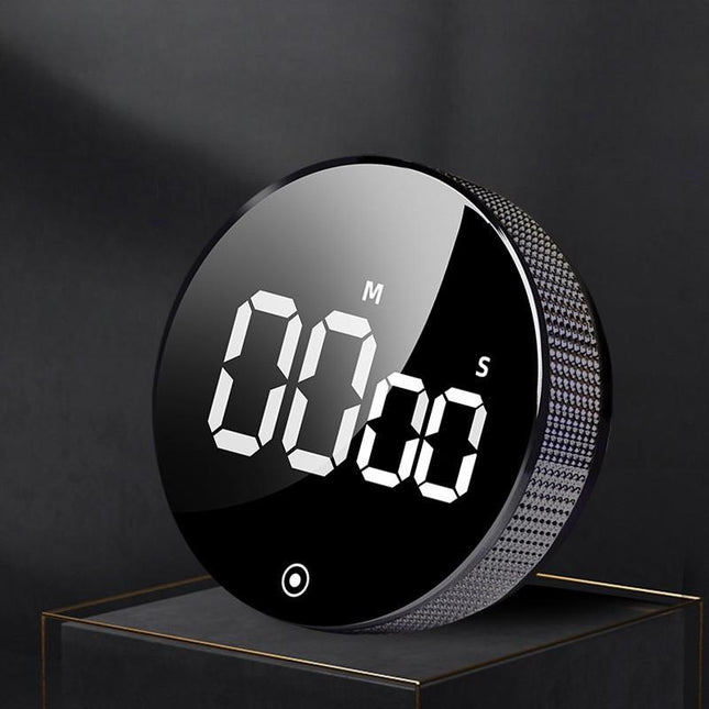 Digital Countdown Timer, Magnetic Digital Kitchen Timer with Rotary Dial, Egg Timer for Cooking and Baking