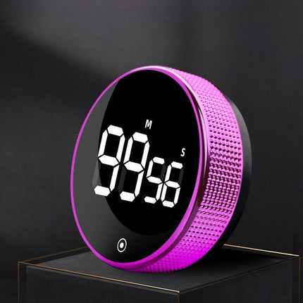 Digital Countdown Timer, Magnetic Digital Kitchen Timer with Rotary Dial – image 4
