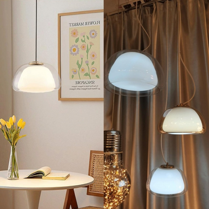 Glass Pendant Light with Adjustable Cord – image 16
