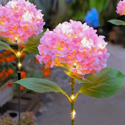 Solar Flower Lights for Garden with Timeless Floral Design | Durable Outdoor Décor for Enchanting Nighttime Glow