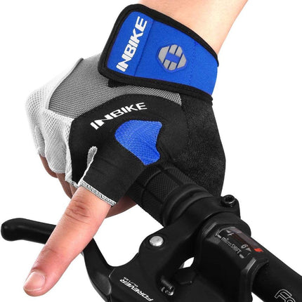 Breathable Fingerless Gloves, Half Finger Mountain Bike Gloves with 3D Gel – image 7