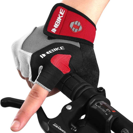 Gel Padded Cycling Gloves for Men and Women, Breathable Fingerless Gloves – image 5