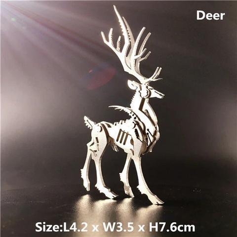 3D Metal Puzzle – DIY Stainless Steel Metal Model Kit with Tools