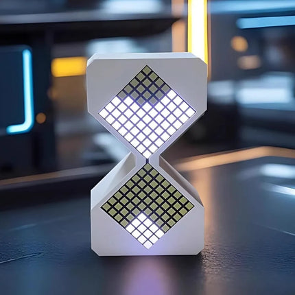 Hourglass Light with Customizable Time Flow | Cordless & Rechargeable Ambient Decor for Relaxation and Creativity