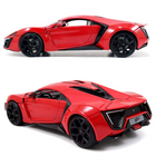 Lykan HyperSport Die-cast Metal Super Car Model 1:24 Scale | Openable Doors & Detailed Interior for Collectors and Enthusiasts