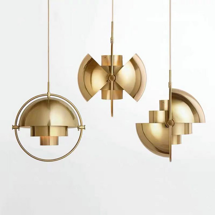 Ceiling Light Fixture, Modern Pendant Light with Stacked Shades