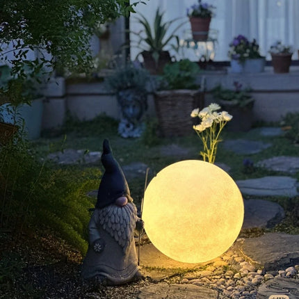 IP65 Waterproof Moon Garden Light with 16 Colors | Remote-Controlled Solar & USB Rechargeable for Outdoor Ambiance