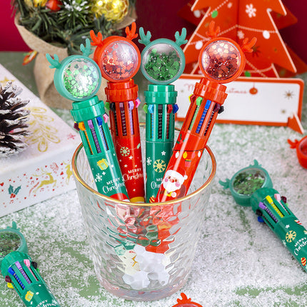 Christmas Glitter Pens, Fine Tip Pens for Writing