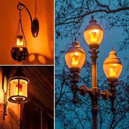 Flame-Effect LED Bulb with Four Lighting Modes | Realistic Flickering Fire Glow for Atmosphere and Ambiance