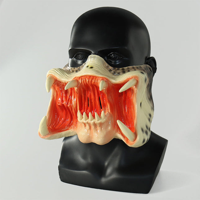 Halloween Costume Mask, Latex Mask 3/4 Face for Adults, Cosplay Mask and Costume Accessory for Halloween Party