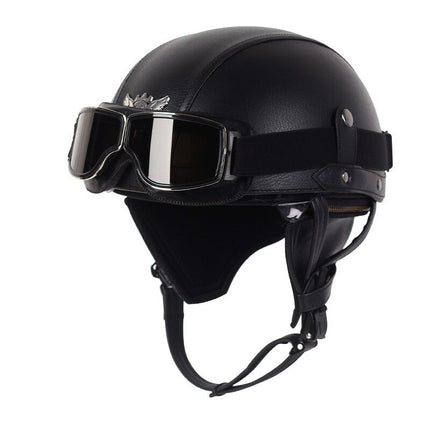 Vintage Moto Helmet, DOT Motorcycle Helmet – image 5