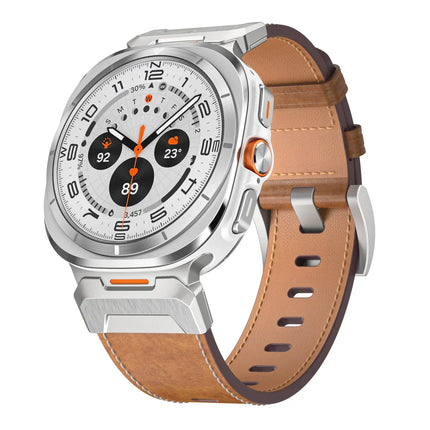 Leather Watch Band for Samsung Galaxy Watch Ultra, Tactical Samsung Watch Band – image 9