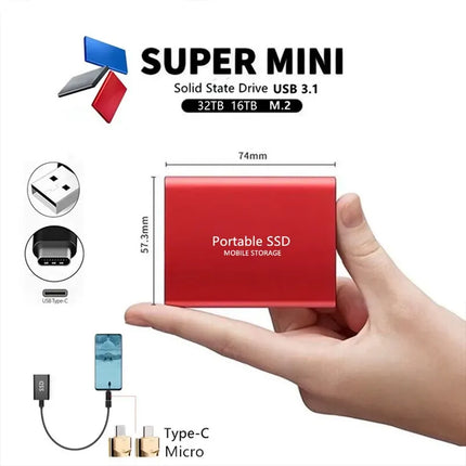 SSD External Hard Drive