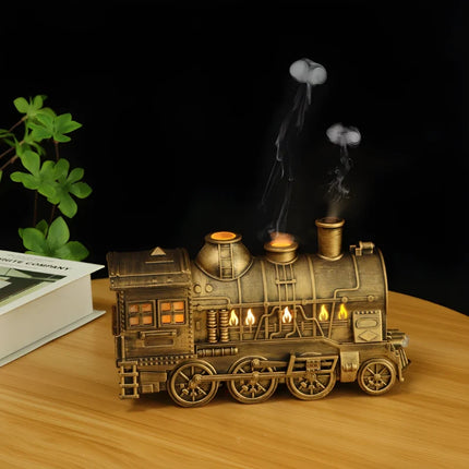 Steam Locomotive Humidifier with Nostalgic Design | Enhances Air Quality and Comfort with Essential Oils
