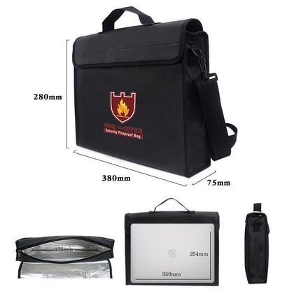 Fireproof Document Bag, Fire Resistant Document Bag with Two Step Seal – image 4