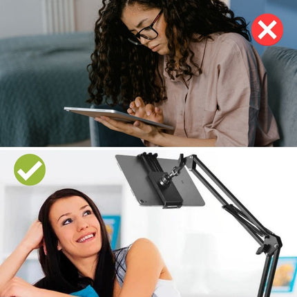 iPad Stand for Bed and Desk, iPad Holder with Aluminum Arm – image 9