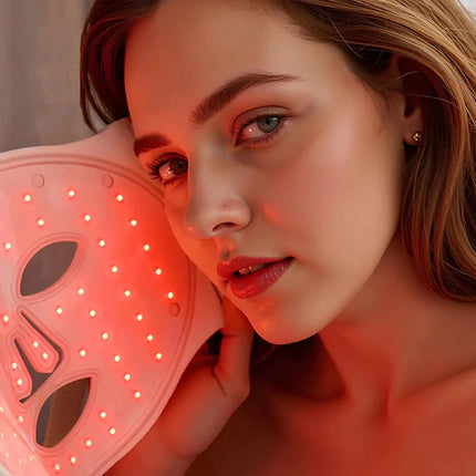 Red Light Therapy Face Mask with 6 Advanced Skincare Modes | Portable Device for Skin Rejuvenation and Anti-Aging