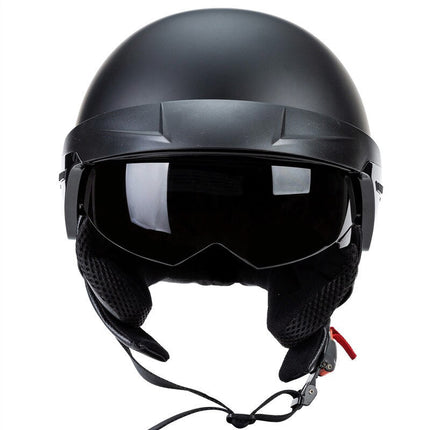 DOT Approved Motorcycle Helmet, Open Face Motorcycle Helmet with Visor