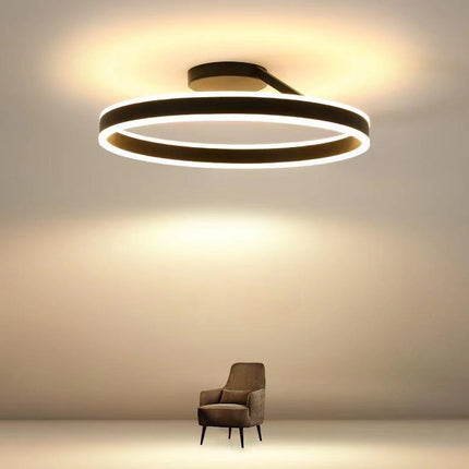 LED Ceiling Lights for Living Room, Modern Ceiling Light Fixture in Metal