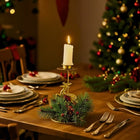 Iron Candle Holder with Holiday / Christmas Motifs | Festive Decor for Cozy Christmas Ambiance