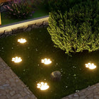 Solar-Powered Paw Print Light with Automatic Dusk Sensor | Eco-Friendly Illumination for Outdoor Spaces