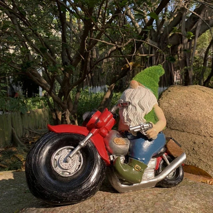 Solar-Powered Garden Gnome with Unique Character | Weatherproof Resin Decor for Magical Outdoor Ambiance