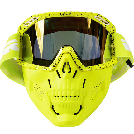Motorcycle Goggles with Removable Skull Mask, Motorcycle Face Mask – image 7