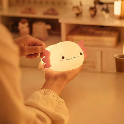 SqueezeBuddies Night Light with Adjustable Brightness | Portable Rechargeable Light for Cozy Bedtime Atmosphere