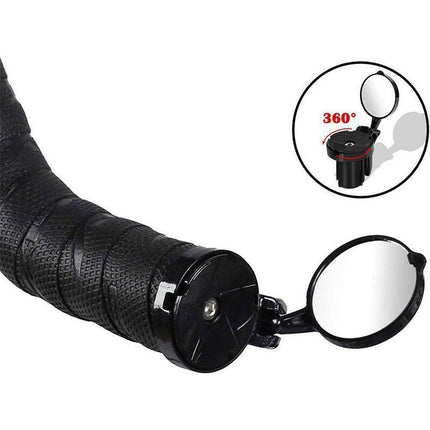 Bike Rearview Mirror, Foldable Convex Bicycle Mirror – image 4