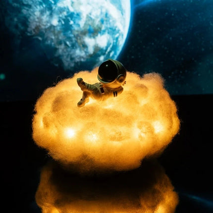 Astronaut Cloud Light with RGB Color Options and Remote Control | Whimsical Night Light for Cozy Spaces