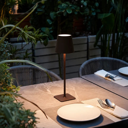 Dimmable Tall Cordless Table Lamp with Touch Control | Waterproof Design for Indoor and Outdoor Ambiance