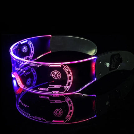Neon Glasses with LED Lighting Modes | Colorful Tech Accessory for Parties and Events