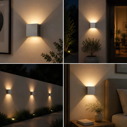 Adjustable Wall Light with Customizable Angle | Stylish LED Fixture for Indoor and Outdoor Illumination