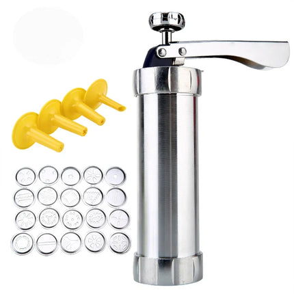 Cookie Press, Stainless Steel Cookie Gun for Christmas Baking and Pastries – image 5