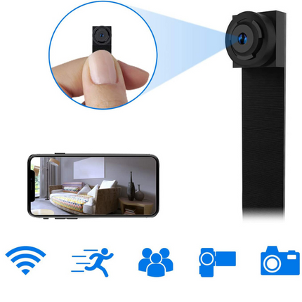Home Security Camera WiFi, Mini Camera for Home with Motion Detection Alerts, Pet Camera with Audio Recording