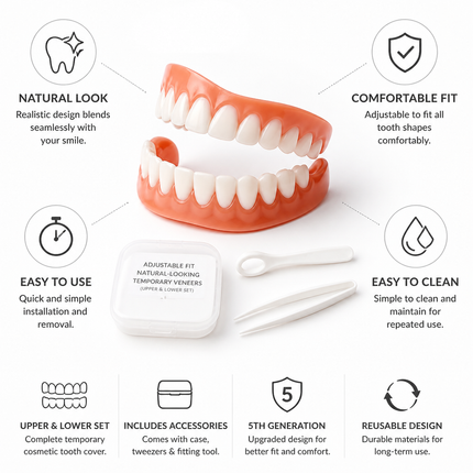 Snap On Veneers for Upper and Lower Teeth – image 4
