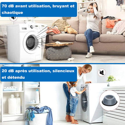 Washer Anti Vibration Pads, Rubber Feet for Noise Reduction