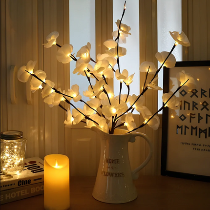Lighted Branches with Adjustable LED Glow | Eco-Friendly Home Decor for Ambiance and Relaxation