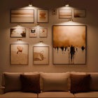 Cordless Picture Light with Adjustable Brightness | USB Rechargeable Art Lighting for Elegant Home Décor